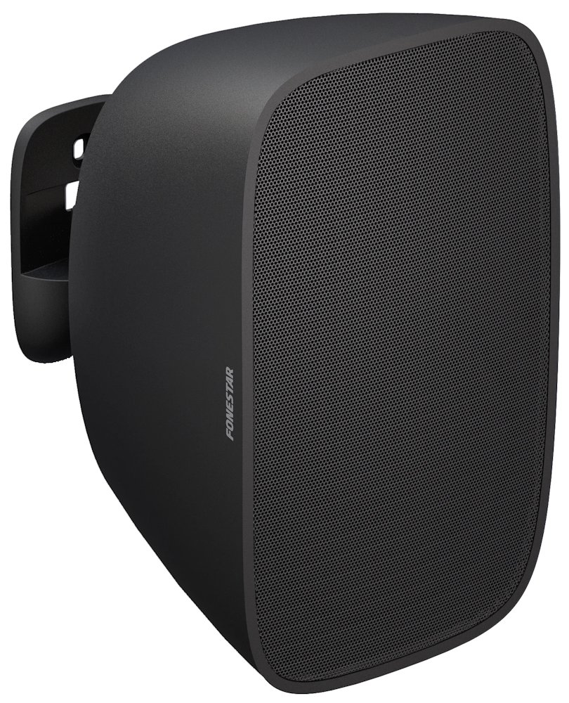 Fonestar 5" voděodolný reproduktor 40 W RMS, 100V/8ohm, IP66, UV a solná mlha, držák, černý SONORA-5TN