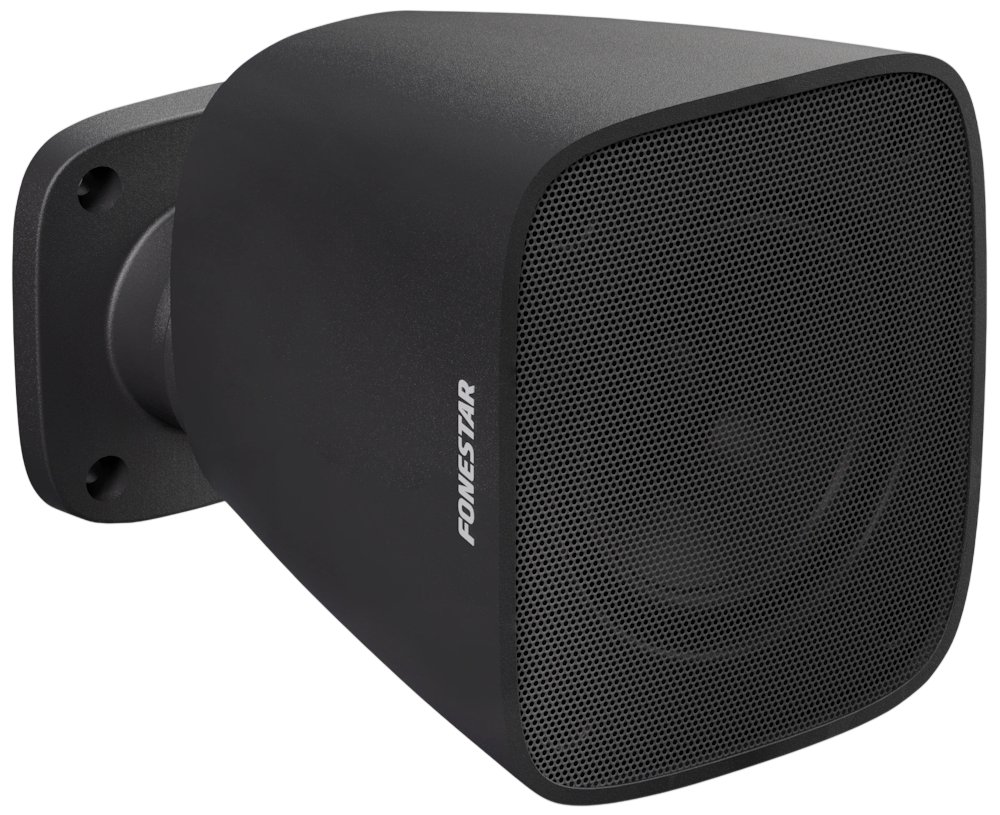 Fonestar Kompaktní 3" nástěnný reproduktor 12 W RMS, 100V/8ohm, venkovní, otočný držák, černý SONORA-3TN