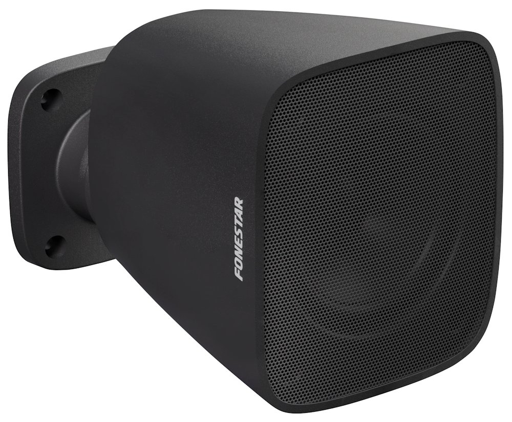 Fonestar Nástěnný reproduktor 12 W/8ohm , 3" PP woofer, IP66, UV ABS, nast držák, 97×110×107 mm, černý SONORA-3N