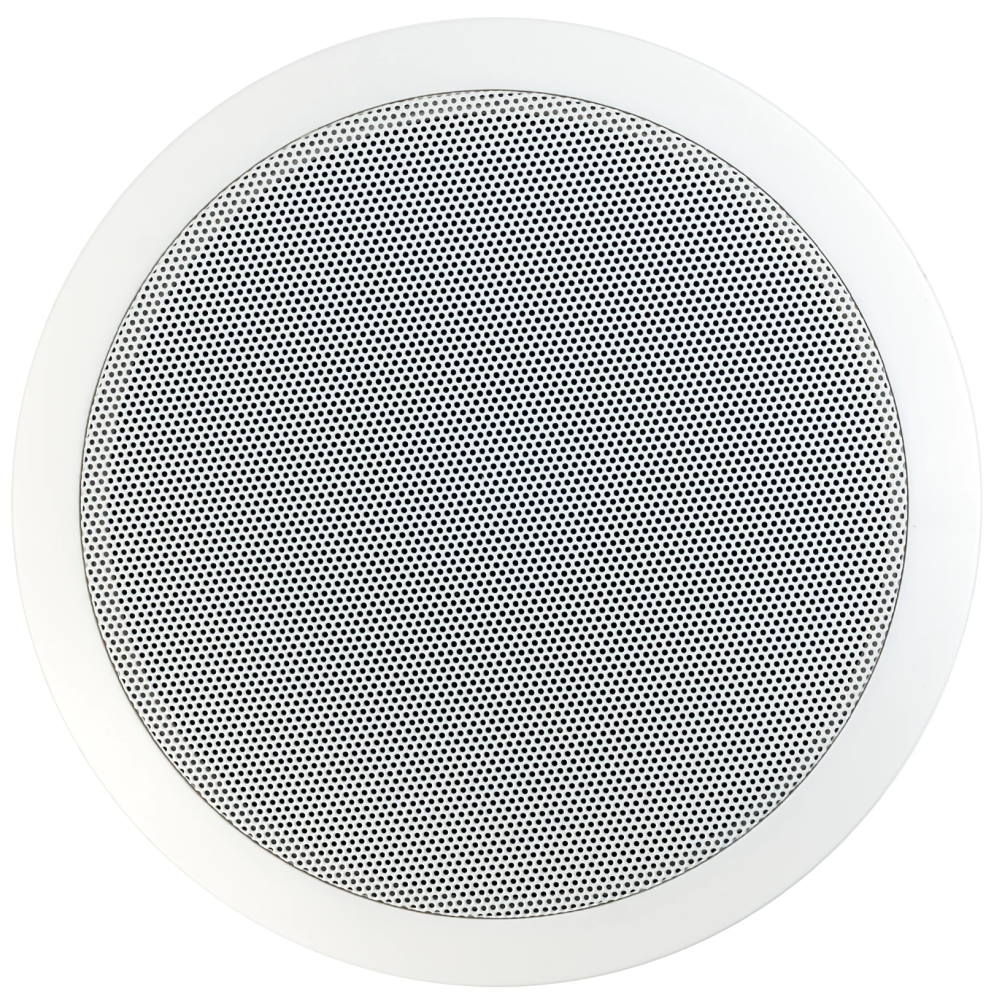 Fonestar Podhledový 100V reproduktor 10 W, 6,5", ABS, ocelová mřížka, montážní hl 71 mm, bílý GAT-601