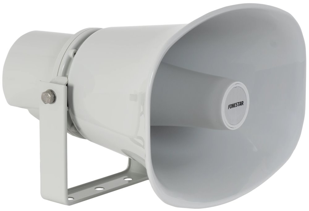 Fonestar Tlakový 100V reproduktor 30 W, IP66, citlivost 104 dB, ABS, Al držák, nerez, šedý VULKAN-30T