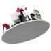 Fonestar Vestavný bezrámový reproduktor 10 W/8ohm, 5,25", 130 Hz–20 kHz, otvor 150 mm, hl 33 mm, ABS, bíl SKY-5