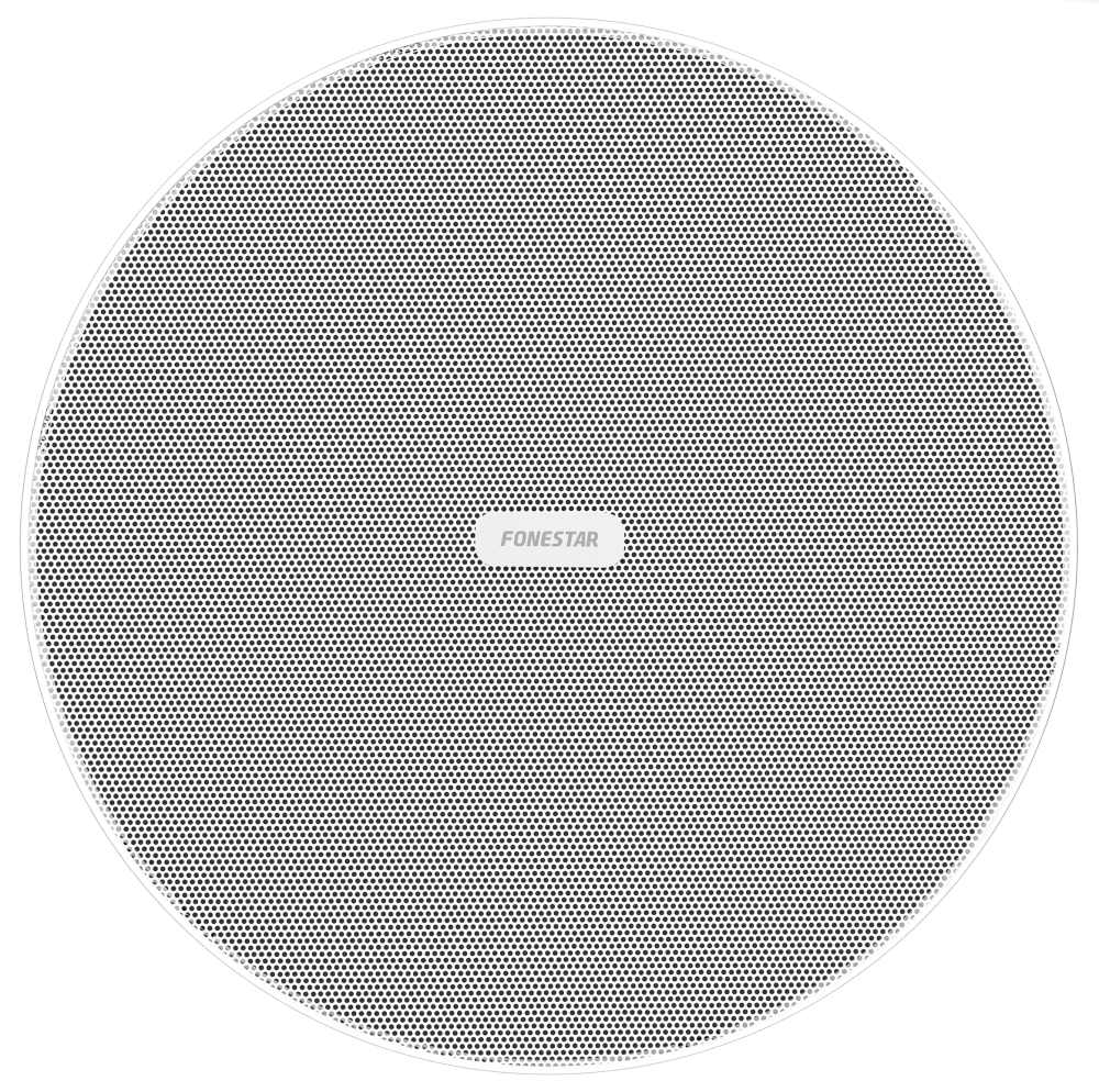 Fonestar Vestavný bezrámový reproduktor 10 W/8ohm, 5,25", 130 Hz–20 kHz, otvor 150 mm, hl 33 mm, ABS, bíl SKY-5