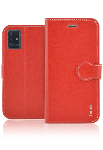 Fonex - Puzdro Book Identity pre Samsung Galaxy A71, červená BOOKID1446R