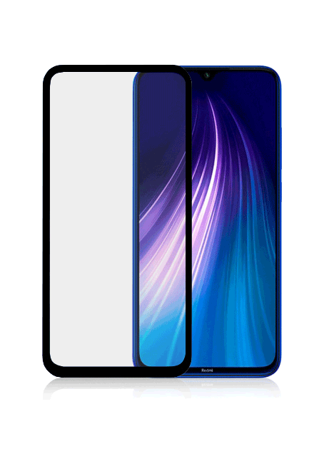 Fonex - Tvrdené sklo 3D pre Xiaomi Redmi Note 8T, čierna MOS14423DB