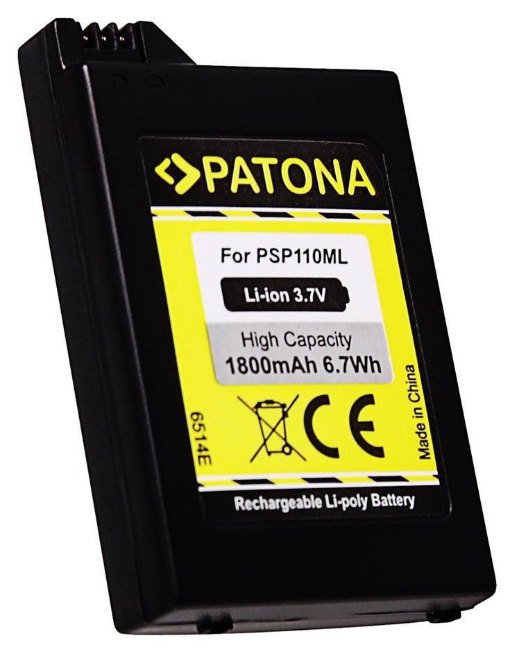 Fotobaterie Patona pro Sony PSP-1000 Portable 1800mAh Li-lon 3,7V PT6514