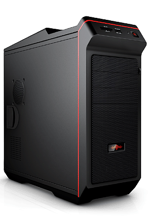 Foxconn G-007 , ATX, 4xUSB+Audio+eSATA, Card Reader, čierna, bez zdroja