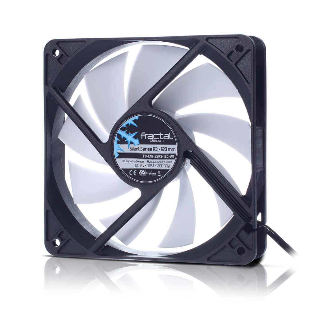 Fractal Design 120mm Silent Series R3 FD-FAN-SSR3-120-WT