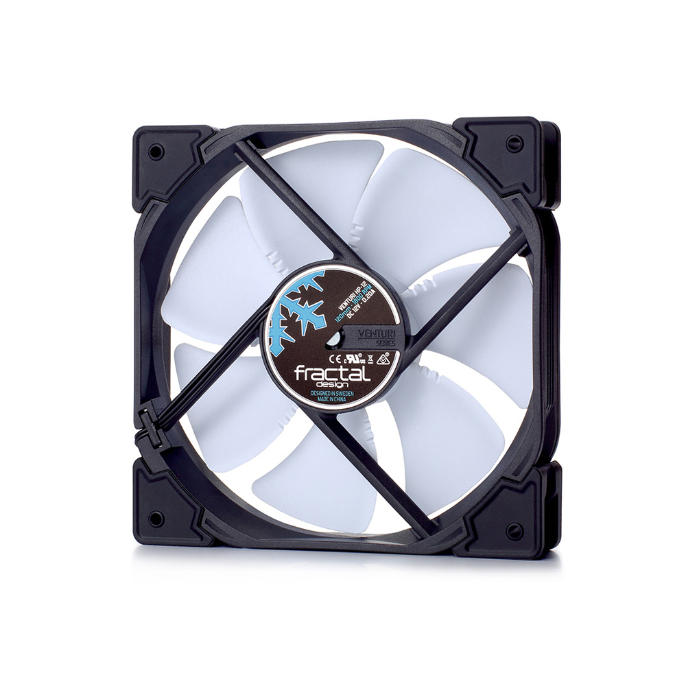 Fractal Design 120mm Venturi HP PWM bílá FD-FAN-VENT-HP12-PWM-WT