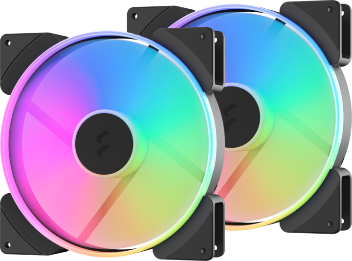 Fractal Design Prisma AL-18 ARGB PWM 2-Pack FD-FAN-PRI-AL18-PWM-2P