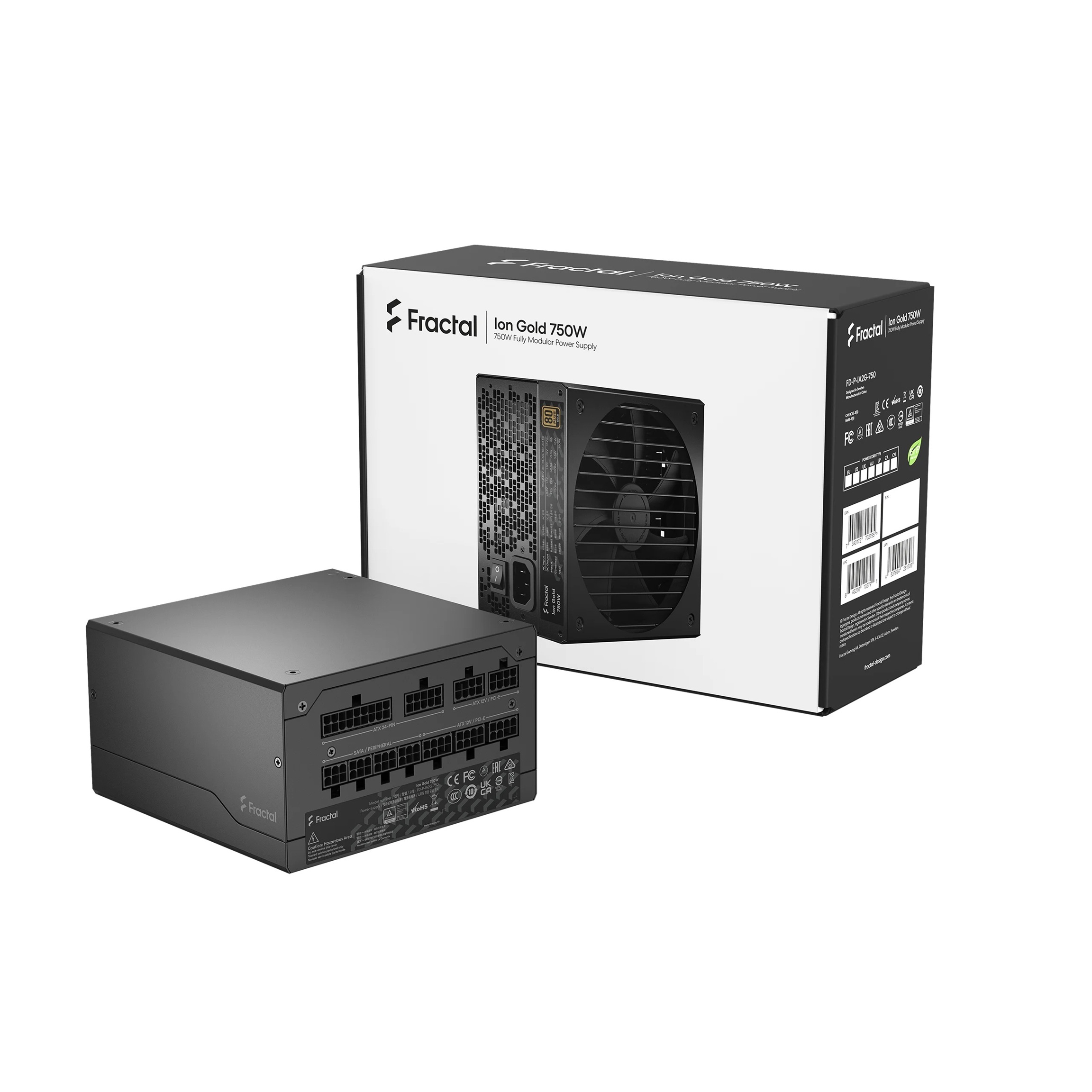 Fractal Ion 3/750W/ATX 3.1/80PLUS Gold/Modular/Retail FD-P-IA3G-750