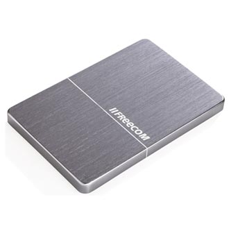 Freecom externý pevný disk, Slim Mobile Drive Metal, 2.5", USB 3.0, 1TB, 1000GB, 56369, šedý