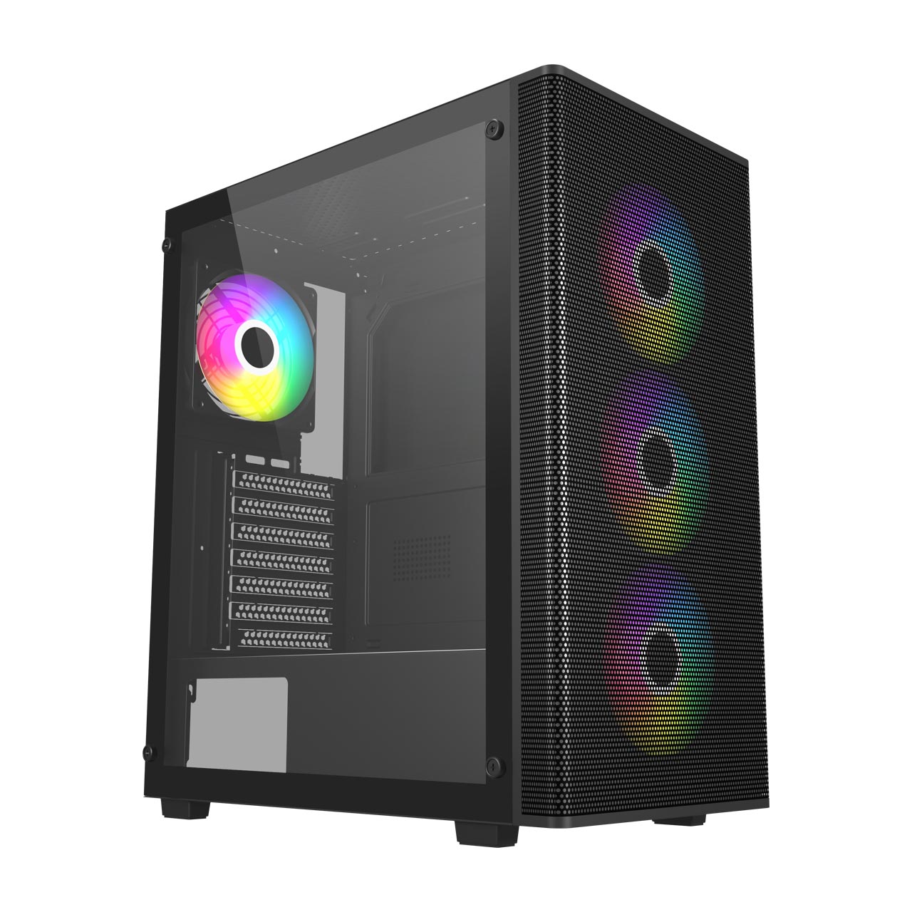 FSP ATX Midi Tower M220-BA, Black POC0000313