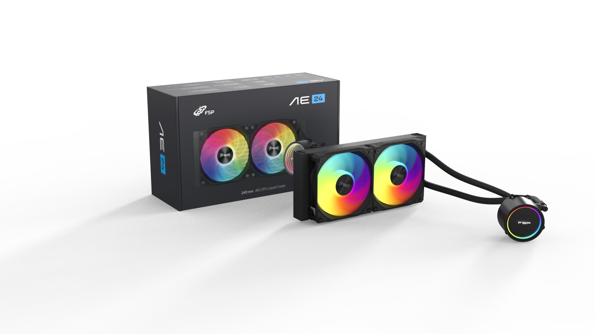 FSP Vodní chlazení AE24-B, Black POO0000022