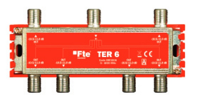FTE rozbočovač TER 6, 5-1000 MHz 8436018445465