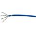 FTP kabel PlanetElite, Cat6A, drát, 4pár LS0H, Dca, modrý, 100m KAB-SFTP6A--LSOH-BLUE-100