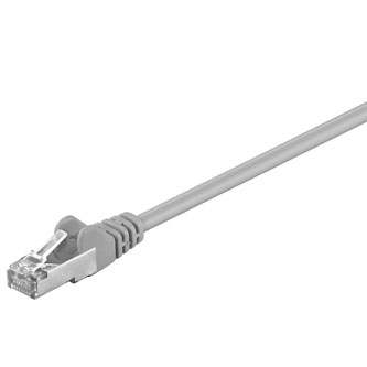 FTP patchcord, Cat.5e, RJ45 M-0.25m, tienený, šedý, economy KB003ASS01