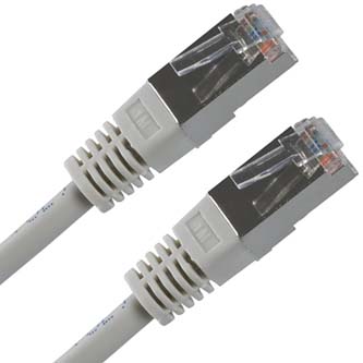 FTP patchcord, Cat.5e, RJ45 M-50m, tienený, šedý, economy 8590274429550