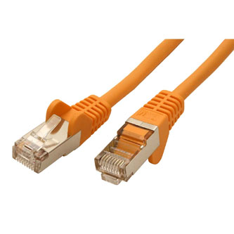 FTP patchcord, Cat.5e, RJ45 M-7,5m, tienený, žltý, economy KB075YSS01