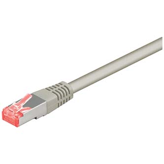FTP patchcord, Cat.6, RJ45 M-3m, tienený, LSOH, šedý, economy KB030ASF01