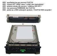 FUJITSU HDD SRV SATA 6G 6TB 7.2k H-P 3.5" BC - TX1330M3 TX1330M4 RX1330M3 RX1330M4 PY-BHJT7E2