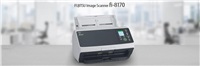 FUJITSU skener Fi-8170 A4, průchodový, 70ppm, 600dpi, LAN RJ45-1000, USB 3.2,ADF 100listů, 10000 listů za #PA03810-B051