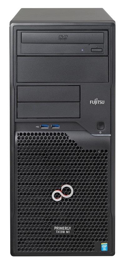 FUJITSU SRV Primergy TX1310M1 - EE - G1820@2.7GHz, 4GB, 1TB, 4xBAY3.5 SS, 2xETH 250W TOWER VFY:T1311SC140IN
