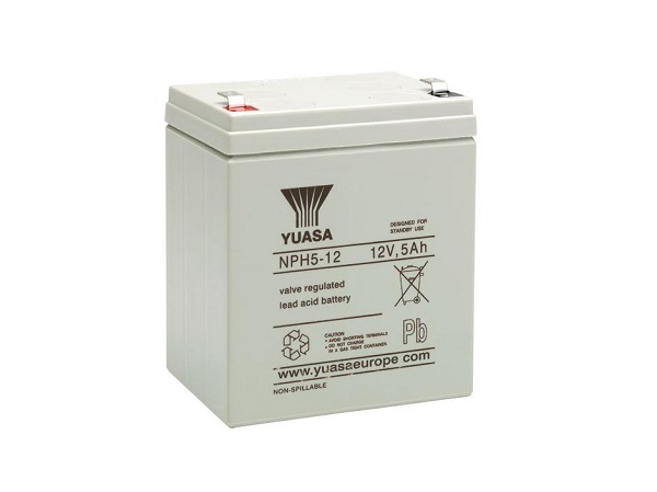 Fukawa YUASA NPH5-12 (12V; 32W/čl (5Ah); faston F2-6,3mm; životnost 5let)