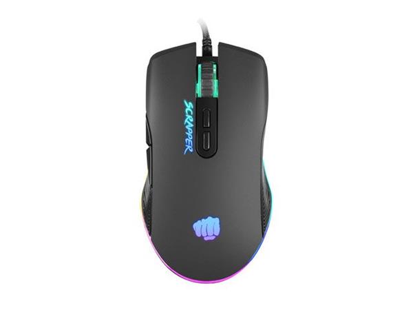FURY GAMING MOUSE SCRAPPERR 6400DPI OPTICAL WITH SOFTWARE AND RGB BACKLIGHT NFU-1699