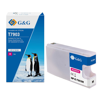 G&G kompatibil. ink s C13T79034010, magenta, 2000str., NP-E-7903M, pre Epson WorkForce Pro WF-5620D