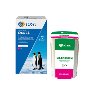 G&G kompatibil. ink s C9372A, magenta, NH-RC9372M, pre HP Designjet T1100, T770
