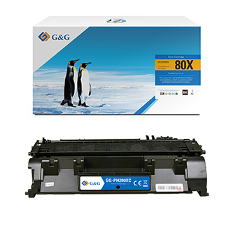 G&G kompatibil. toner s CF280X, black, 6900str., NT-PH280XC, HP 80X, pre HP LaserJet+, N, N
