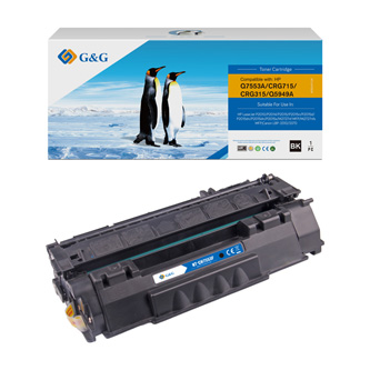 G&G kompatibil. toner s Q7553A, black, 3000str., NT-CH7553F, HP 53A, pre HP LaserJet P2010, P2015,