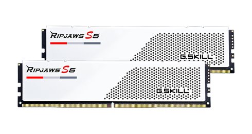 G.SKILL 32GB kit DDR5 5600 CL28 Ripjaws S5 white F5-5600J2834F16GX2-RS5W