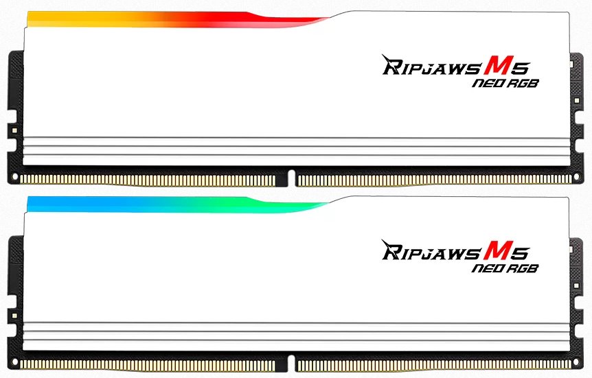G.SKILL 32GB kit DDR5 6000 CL36 Ripjaws M5 Neo AMD EXPO RGB black F5-6000J3648D16GX2-RM5NRK