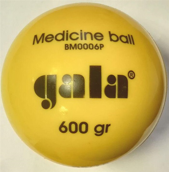 GALA 4008 Míč medicinbal plastový 0,6 kg 8590001109083
