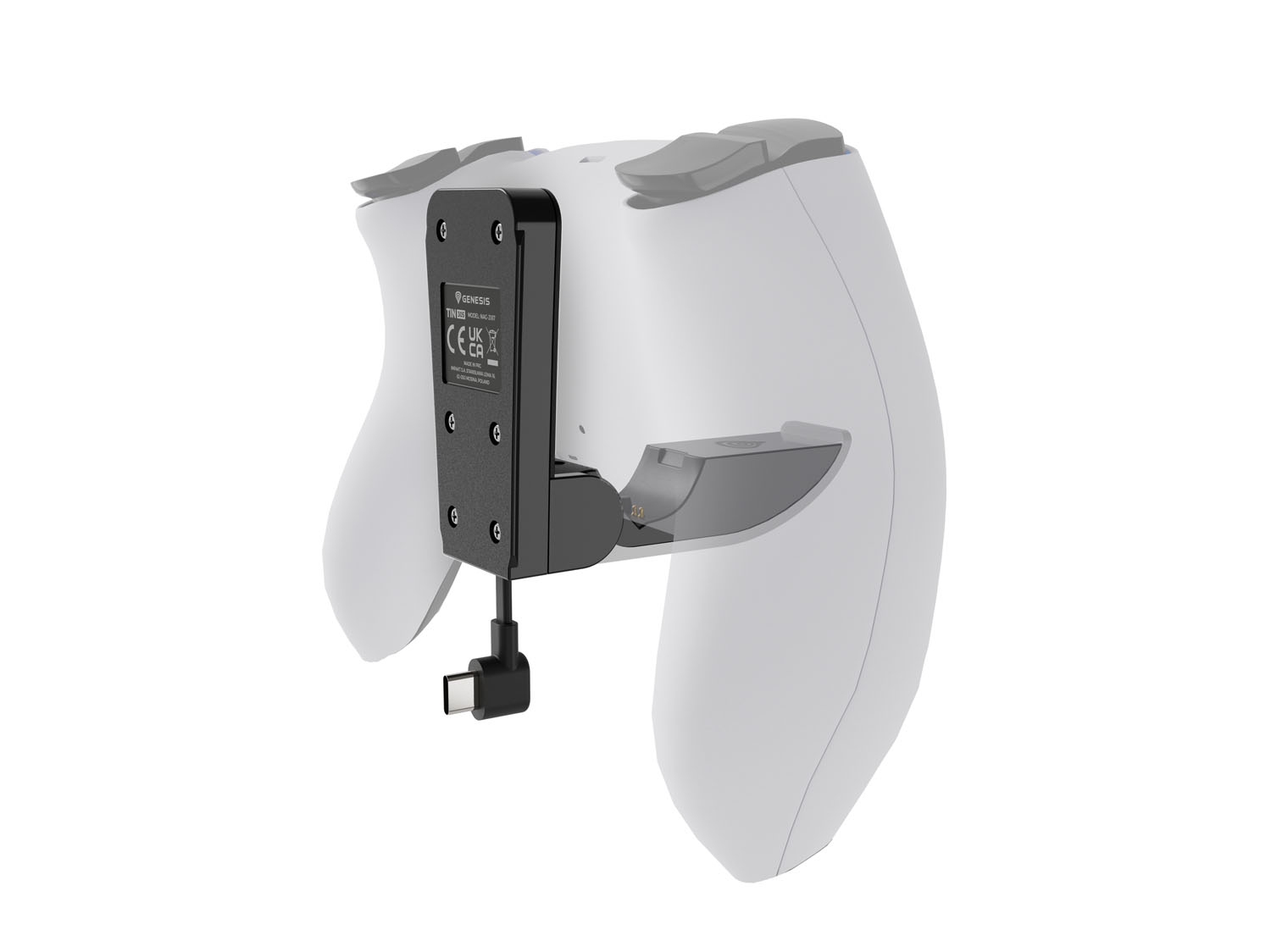 Gamepad nabíječka Genesis TIN 305 pro konzoli PS5 SLIM, černo-bílá NAG-2187