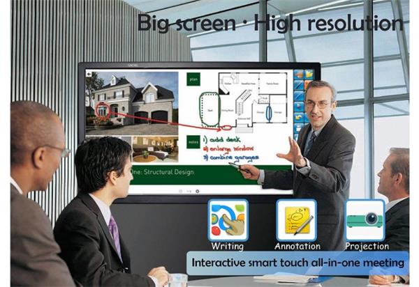 Gaoke - Interaktívny dotykový displej 75", 4K, 4GB/32GB, Android 11, 40/20 dotyk GK-880T/75S-A7