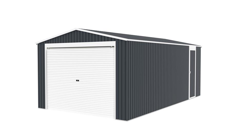 Garáž G21 Portland 1950, 338 x 576 cm, antracitová GPG21-1950