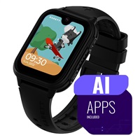 Garett Smartwatch Kids Vibe AI 4G AMOLED Black VIBE_AI_4G_BLK
