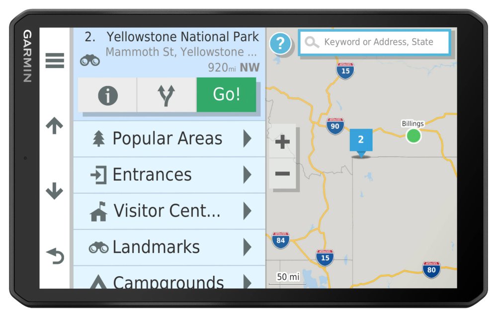 GARMIN automobilová navigace Camper 890T-D Europe45 010-02425-10