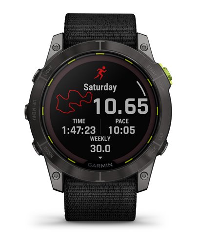 Garmin Enduro 2 PRO Sapphire Solar, Titan Carbon Gray DLC/ Black Nylon Band 010-02754-01