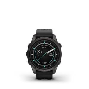 Garmin epix Pro (g2) Sapphire, 42mm, Carbon Grey DLC Titanium, Black band 010-02802-15