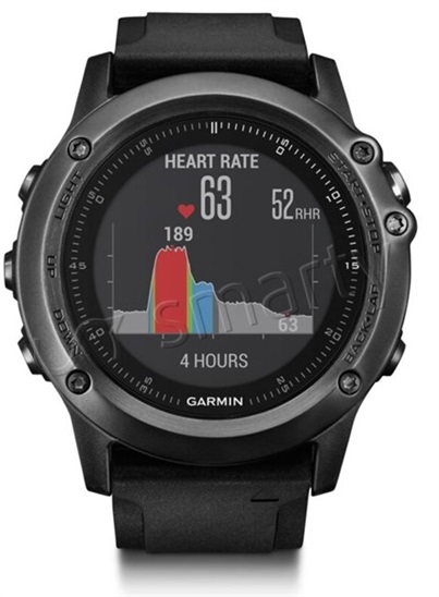 Garmin Fénix 3 Sapphire HR Gray 010-01338-71