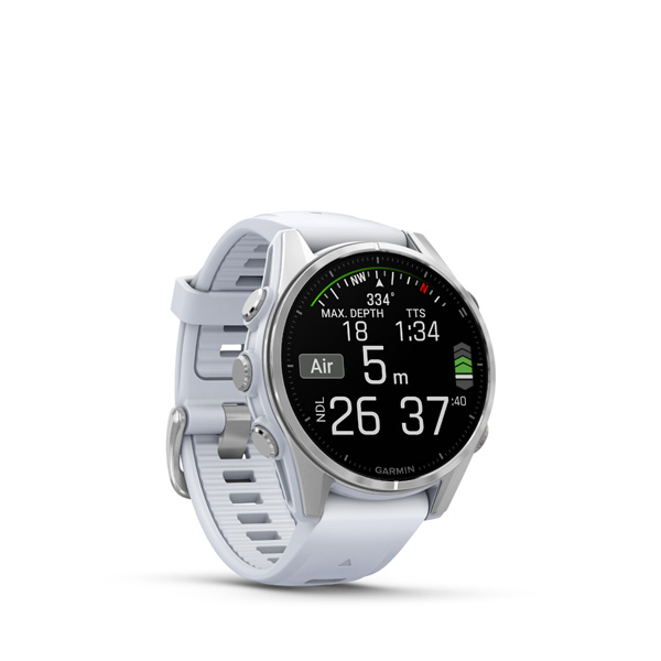 Garmin fenix 8 - 43mm, AMOLED, Silver, Whitestone band 010-02903-00