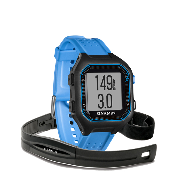 Garmin Forerunner 25 HR Black/Blue (XL) 753759123970