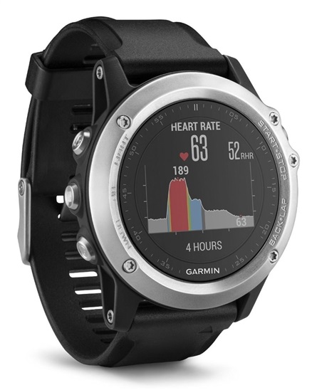 GARMIN GPS chytré hodinky fenix3 Optic stříbrná 010-01338-77