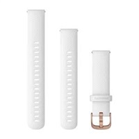 Garmin řemínek Quick Release (18 mm), bílý, přezka Rose Gold 010-12932-0F