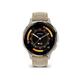 GARMIN VENU 3S, French Gray/Soft Gold, Leather 010-02785-55