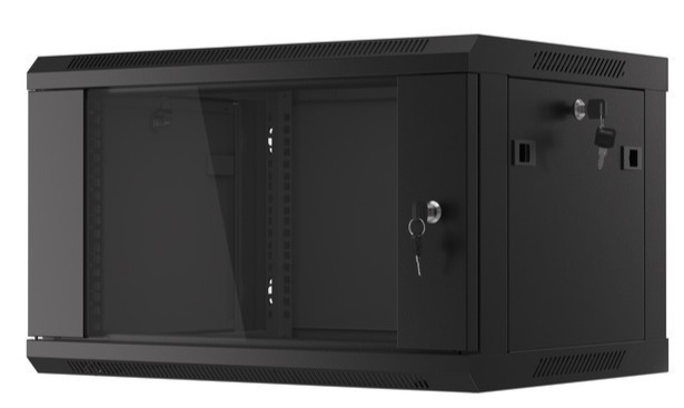 Gembird 19" nástěnná skříň 600x450 6U 19WM-FP6406